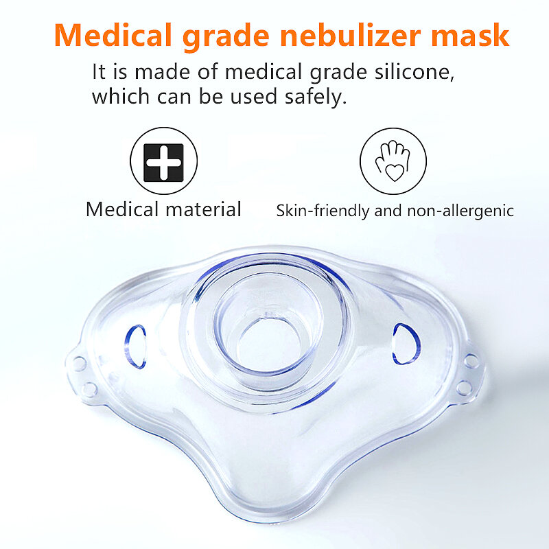 Maschera per inalatore per atomizzazione medica di alta qualità tazza per nebulizzazione nasale monouso materiale insapore Non tossico per bambini adulti