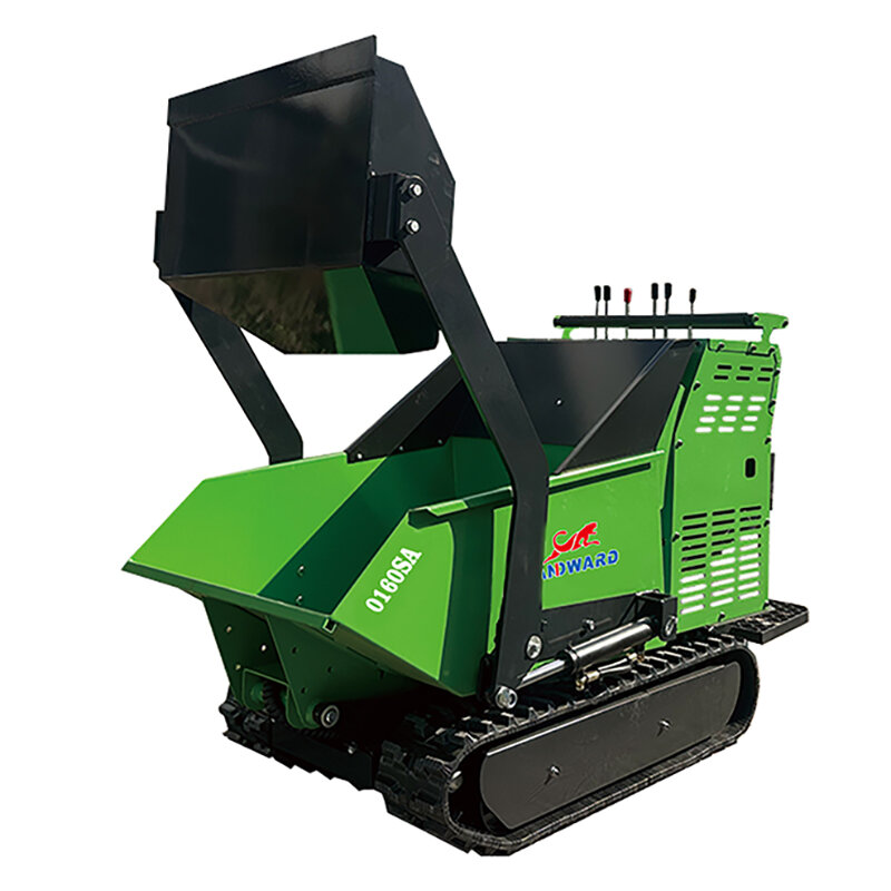 Wheel barrow Manufacturer Customization 500kg Mini Dumper Widely Used Small Tipper Crawler Dumper Garden Customize Mini Carrier