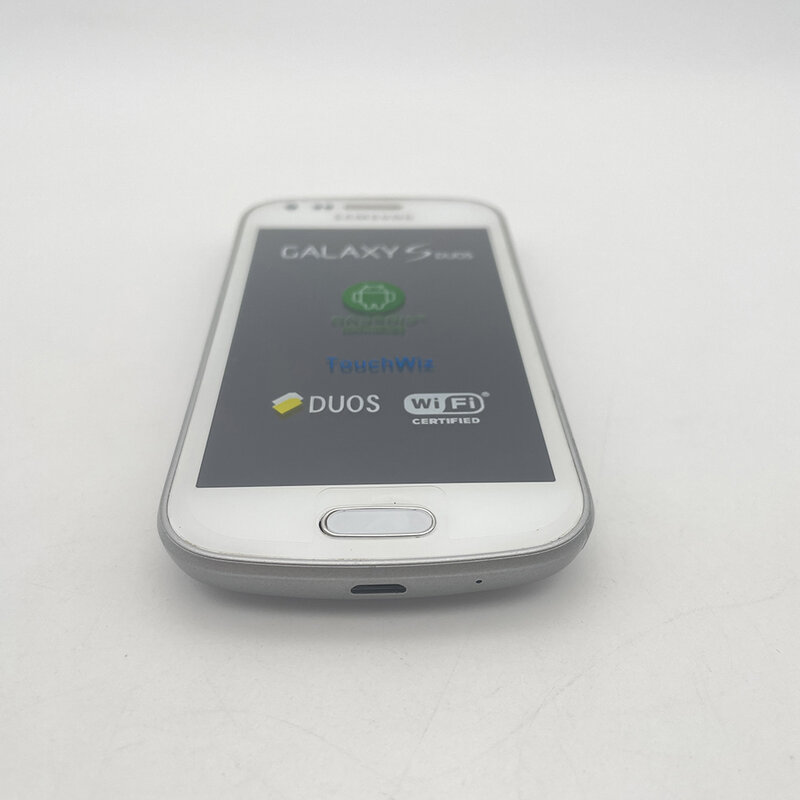 SAMSUNG-Smartphone Galaxy S Duos S7562 Débloqué, Téléphone Portable, Android, Wifi, 16.0MP, 3G, Touriste, Epi1500 mAh, Original