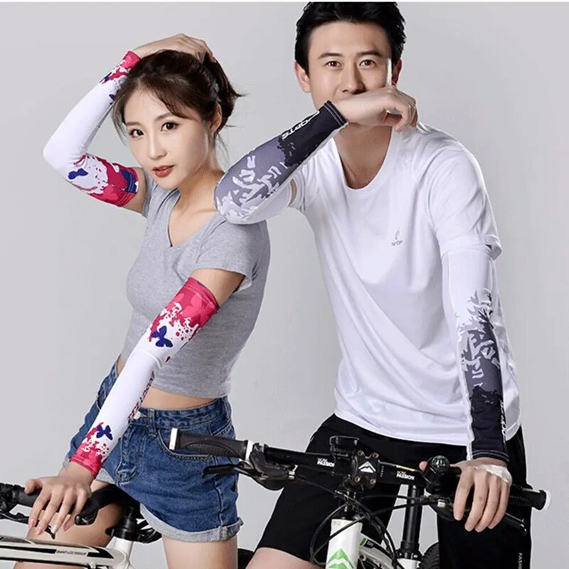 Sportswear Running Basketball Sun Protection Arm Cover Arm Sleeves Outdoor Sport