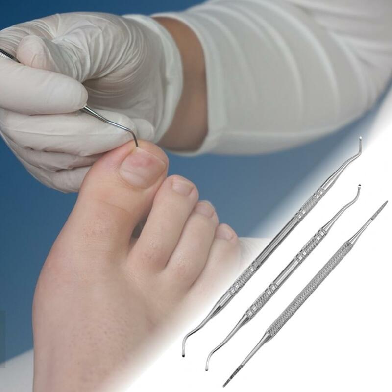Zestaw narzędzi do usuwania paznokci ze stali nierdzewnej profesjonalny zestaw do bezpiecznego Pedicure pielęgnacja paznokci precyzyjnych narzędzi do leczenia
