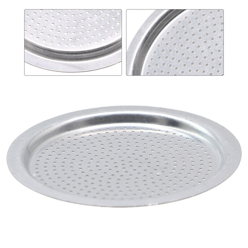Sieb filter dichtung 1 2 3 6 9 12 Tassen Aluminium langlebiger Filter Ersatzteile Küchengeräte ungiftig geruchlos