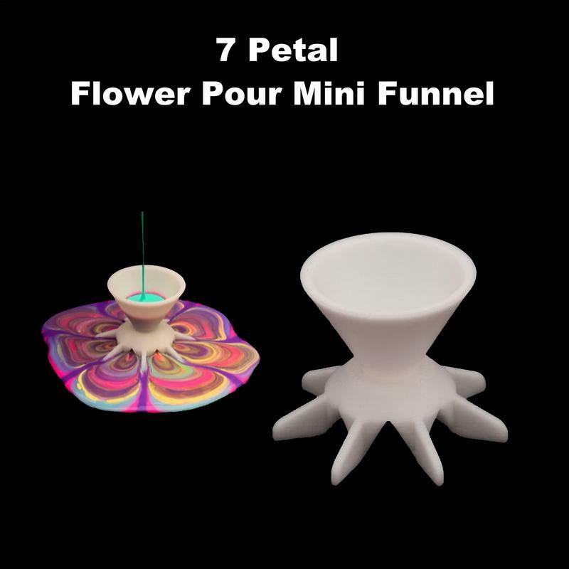 Multipurpose Mini Funil Dividir Copos, Funil Reutilizável Despeje, Home Ferramenta, Não Deforma, Flor Criativa