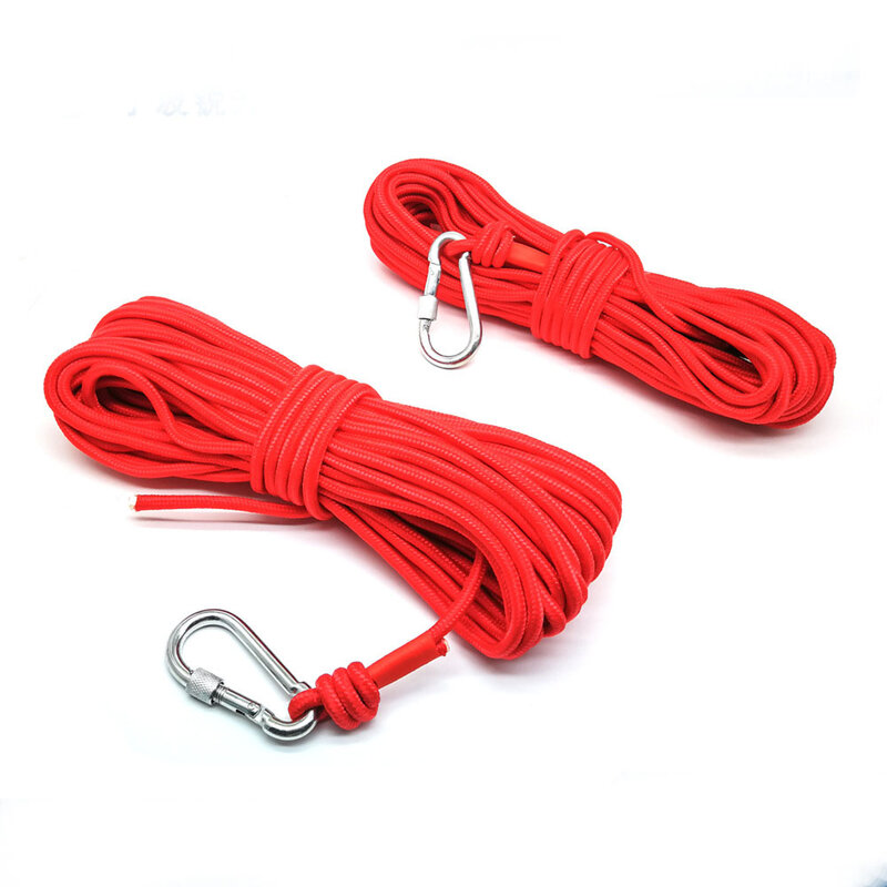 New Fishing Magnet 15/10 Meters Nylon Braided  Heavy with Safe Lock Diameter 4Mm Safe and Durable 2022 Wholesale