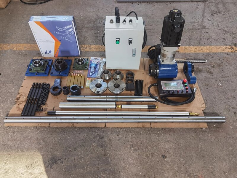 CNC 자동 휴대용 보링 및 용접 통합 기계, 내부 원형 구멍 수리 및 복원 장비