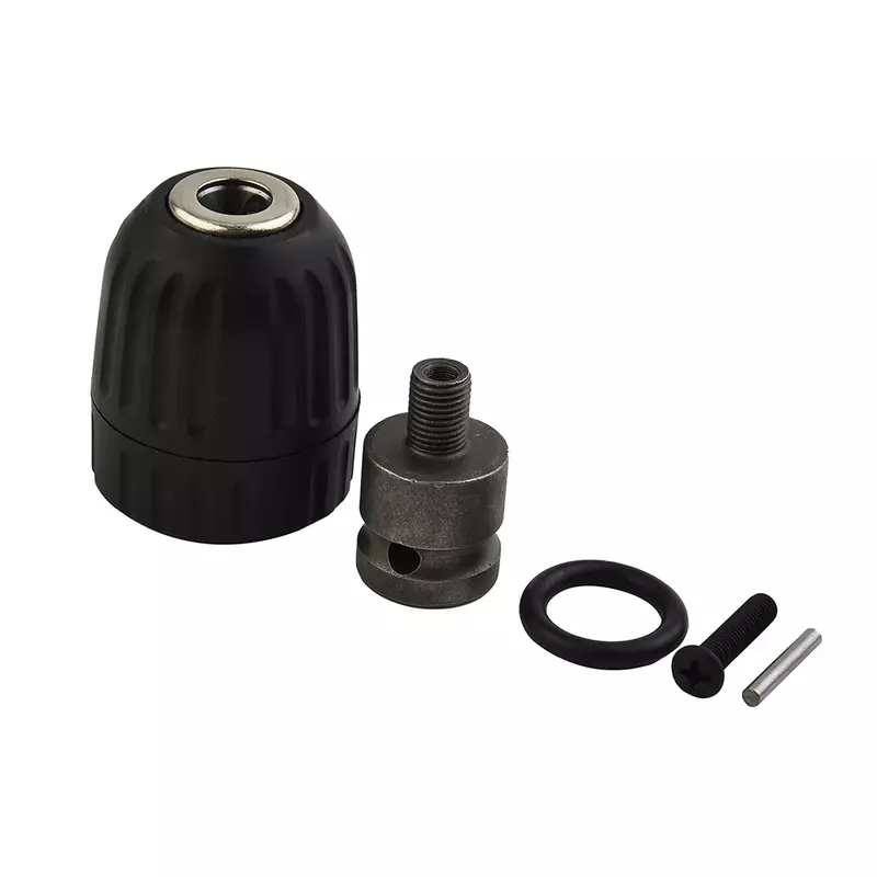 Black 3/8-24UNF Drill Bit Drill Chuck For Impact Drill Hread Drill Bit 0.8-10mm Keyless Socket Adaptor Useful Brand New Hot Sale