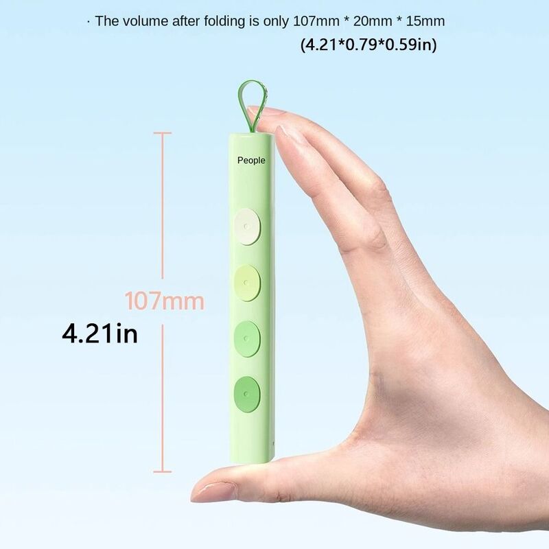 for Sensitive Teeth Gums Manual Toothbrush Deep Cleaning Soft Bristle Super Fine Toothbrush Reusable Foldable Folding Toothbrush