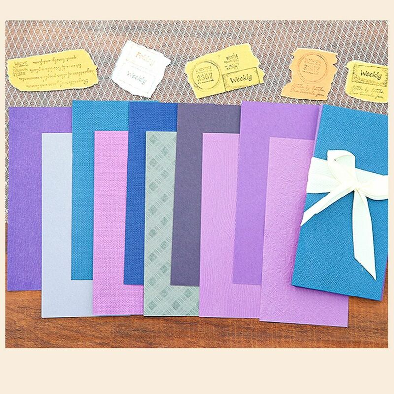 Prägung Briefpapier liefert Collage Journal Hochzeit Umschläge kreative DIY Scrap booking Textur Papier Memo Pad Material Papier