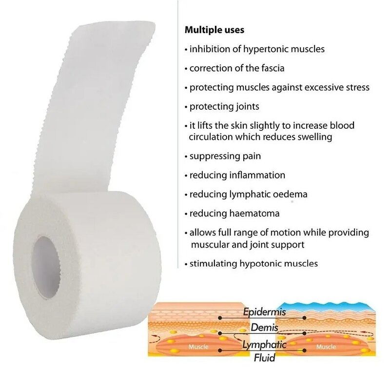 Support Waterproof Self-Adhesive Medical Health Care Gauze Tape Medical Premium Adhesive Tape Emergency tool Elastic Bandage