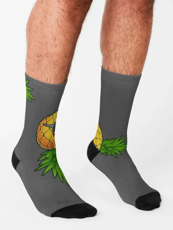 Lustige verkehrte Ananas Swinger und Männer Socken Mode helle Strumpfband Kinder socken für Männer Frauen