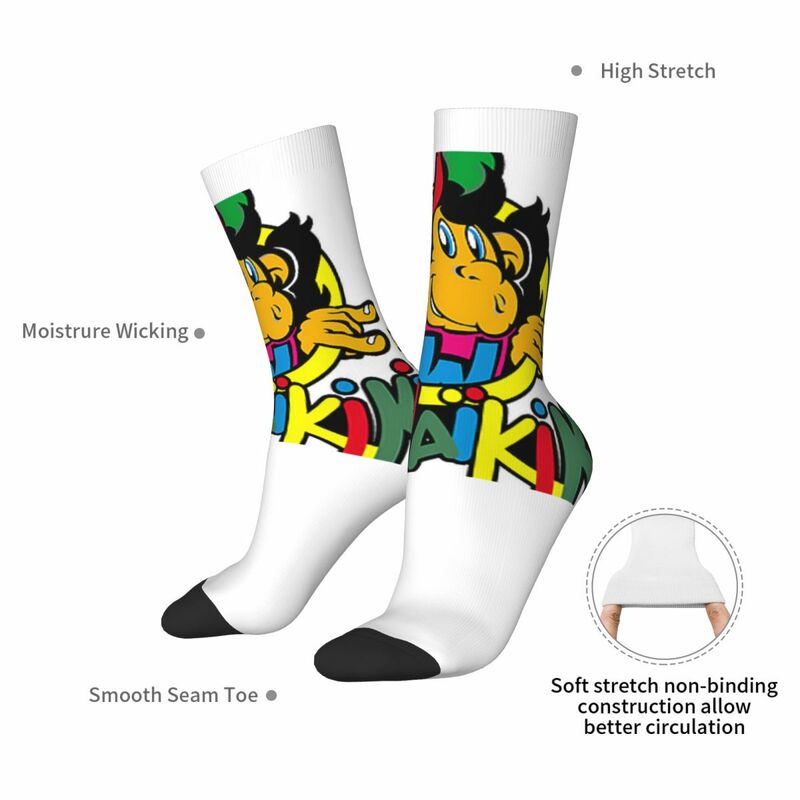 Monkey Lc Waikiki Singe calcetines Harajuku, medias Súper suaves, todas las estaciones, calcetines largos, accesorios para hombres y mujeres, regalos