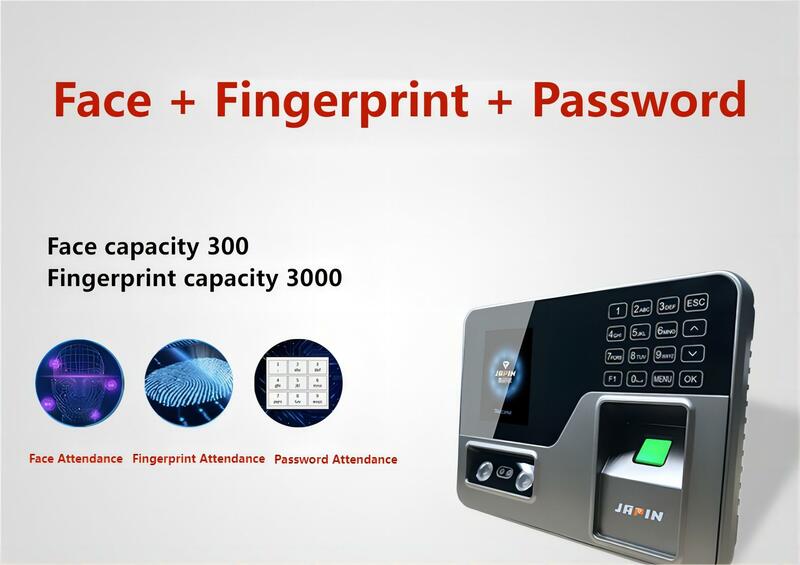 3 In 1 macchina per la presenza di riconoscimento facciale ufficio dipendente apparecchio per l'accesso Password dispositivo elettronico Punch-in per impronte digitali X3