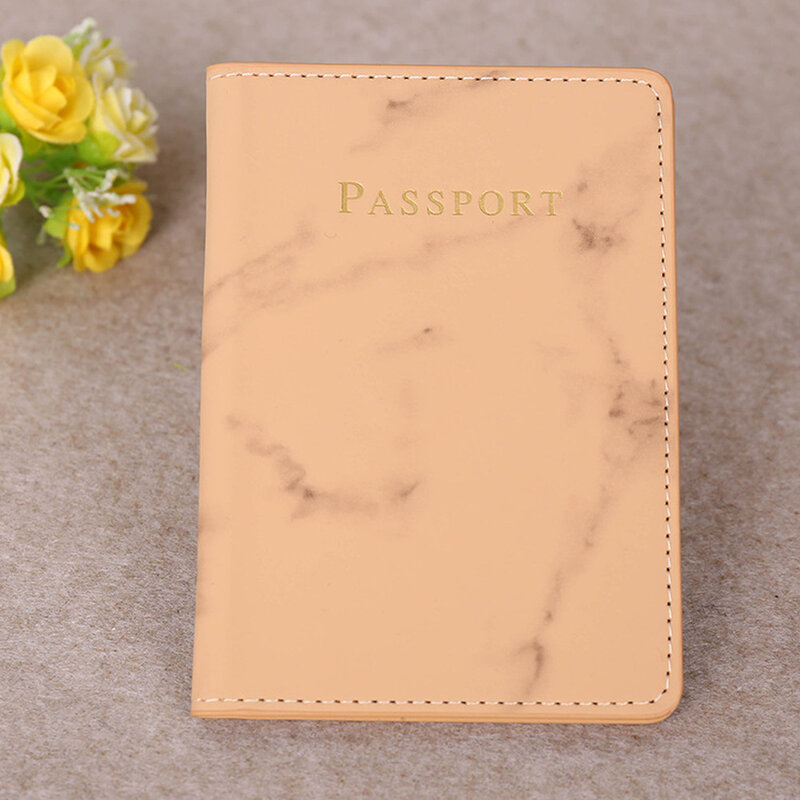 بولي Leather غطاء جواز سفر جلدية للرجال والنساء ، حامل جواز سفر ، حزمة بطاقة الائتمان ، محفظة محفظة ، أكياس الحقيبة ، الحقيبة السفر ، نمط الرخام ، والأزياء