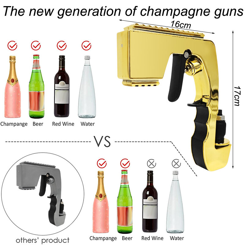Горячая Распродажа винный пульверизатор для шампанского, пистолет-распылитель для пива, вакуумный пульверизатор для пива, для клуба, бара, ...