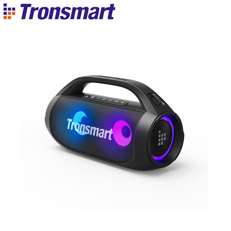 Tronsmart Bang SE Speaker Bluetooth, Speaker nirkabel kuat dengan pegangan portabel 24 jam waktu putar untuk berkemah