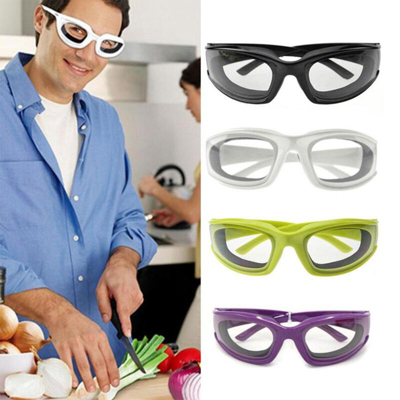 Kitchen Tools & Gadgets Specialty Tools Onion Glasses Anti-Tear Cutting Chopping Eye Protection PC Glasses Unisex Patented