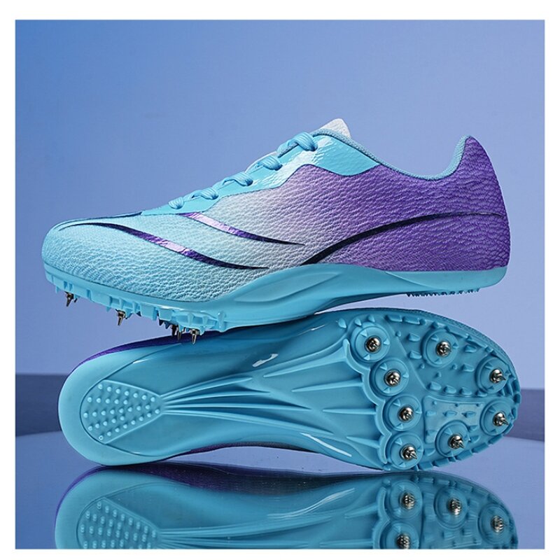 Mężczyźni kobiety lekkoatletyka buty sprinterskie sportowiec krótkie kolce adidasy do biegania treningowe buty sporty wyścigowe rozmiar 35-45