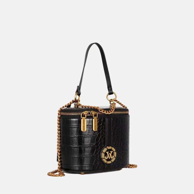 Мини-сумка на цепочке Super Fire 2024, новая модная и Высококачественная сумка-ведро с текстурой под кожу крокодила
