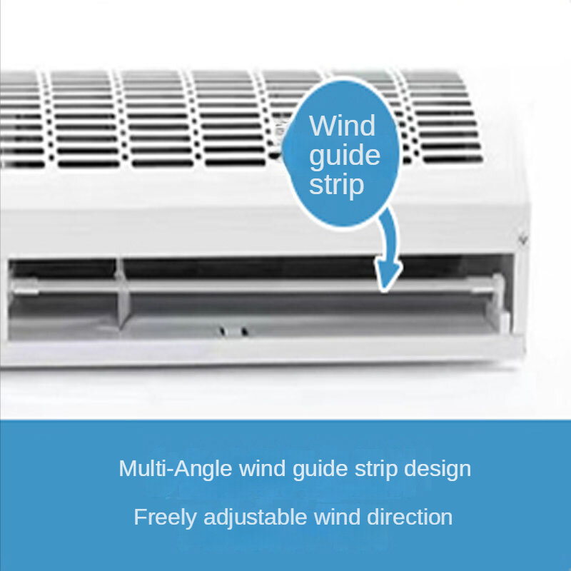 Macchina per tende d'aria muto testa della porta ultrasottile accessori per ventole per porte celle frigorifere otturatore per tende d'aria vento naturale