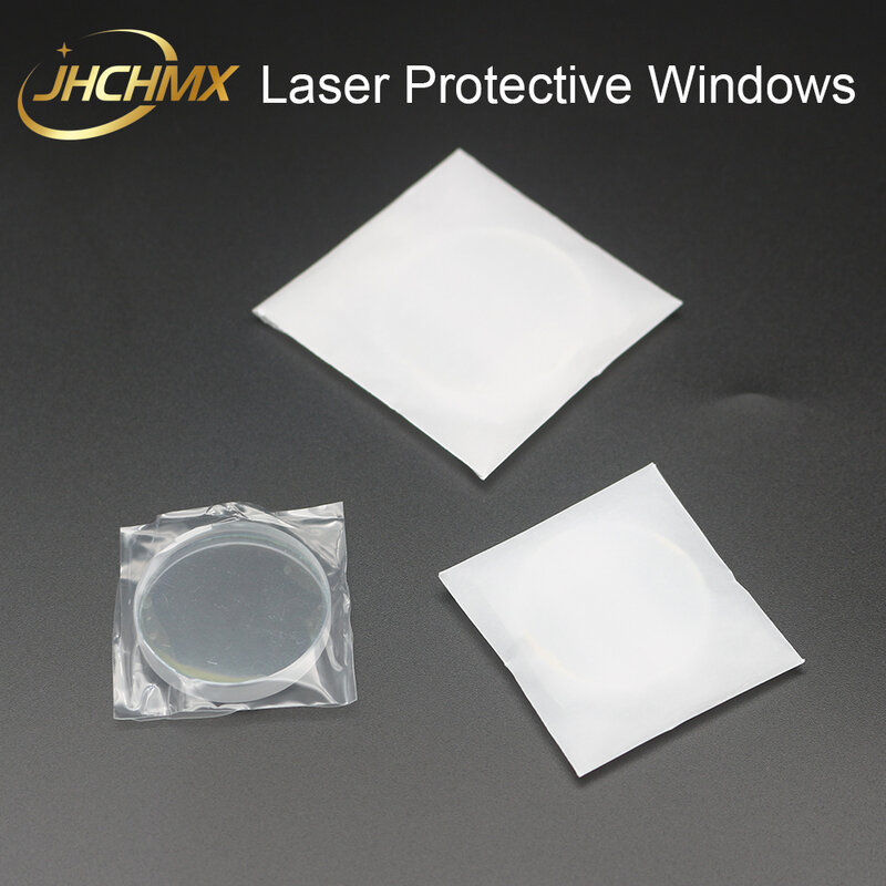 JHCHMX-ventanas protectoras láser, 18x2, 20x4, 22,35x4, 27,9x4,1, 30x5, 36x5, 37x7, 1064nm, cuarzo de sílice fundido para soldadura de corte por láser