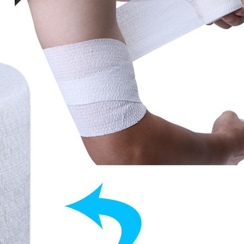 Telas no tejidas vendajes deportivos para niños parche de piel vendajes adhesivos médicos elásticos 2,5 cm * 4,5 m/5cm * 4,5 m/7,5 cm * 4,5 m