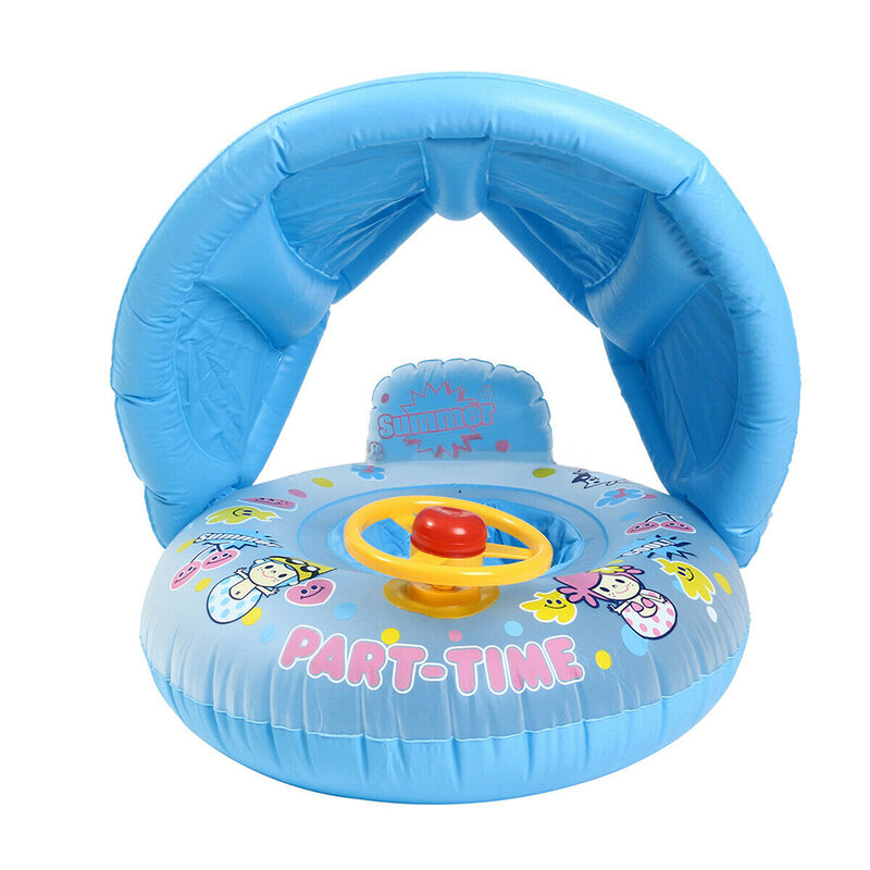 Inflatable แหวนว่ายน้ำเด็กทารกเด็กแม่ความปลอดภัยว่ายน้ำสระว่ายน้ำเด็กเล่นเกมที่นั่งลอยเรือฤดูร้อน Trainer