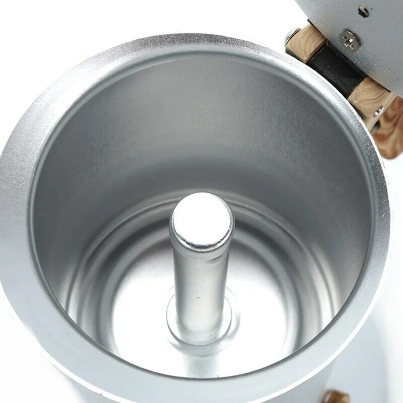 Máquina De Café De Alumínio Italiano, Mocha Pot, Food Grade Moka Pot