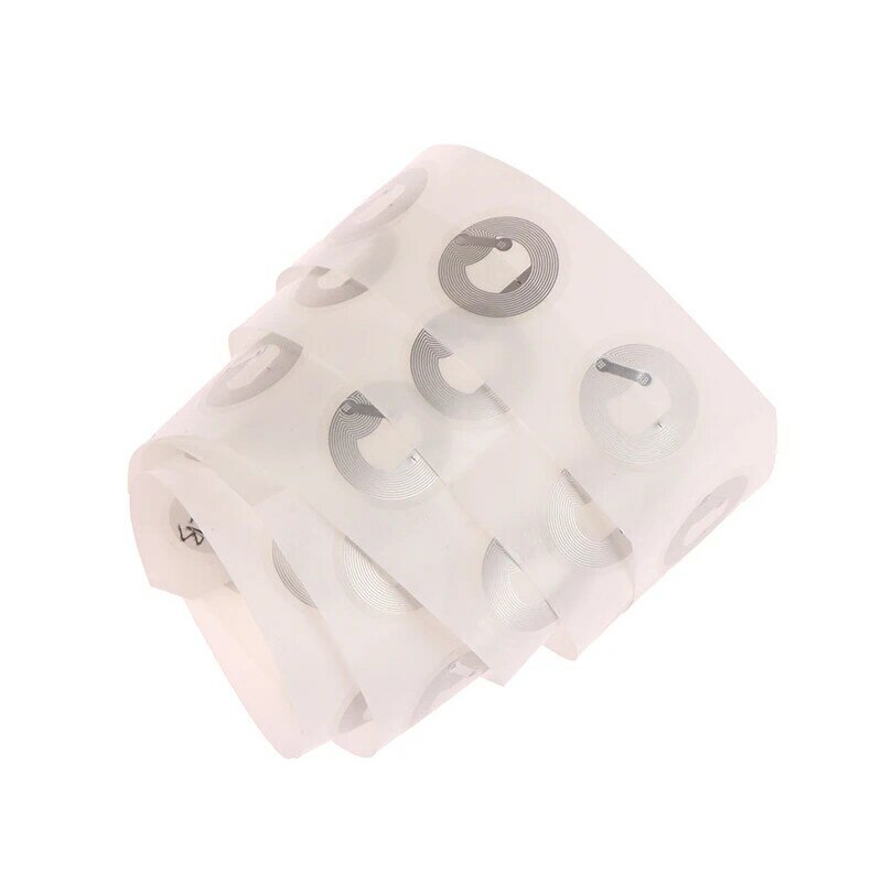 10pcs 25mm Clear NFC Tag NTAG 213 Stickers Protocol ISO14443A13.56MHz NTAG 213 Universal Label RFID Tags All NFC Phones