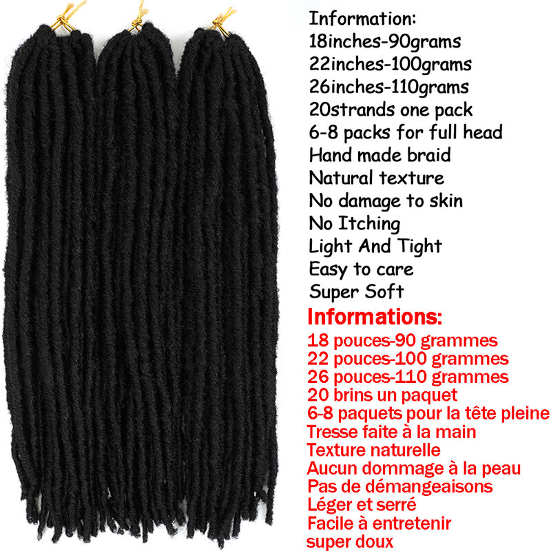 Синтетические вязанные крючком косички для наращивания волос дреды Омбре коричневые цветные X-TRESS мягкие прямые косички из искусственного меха