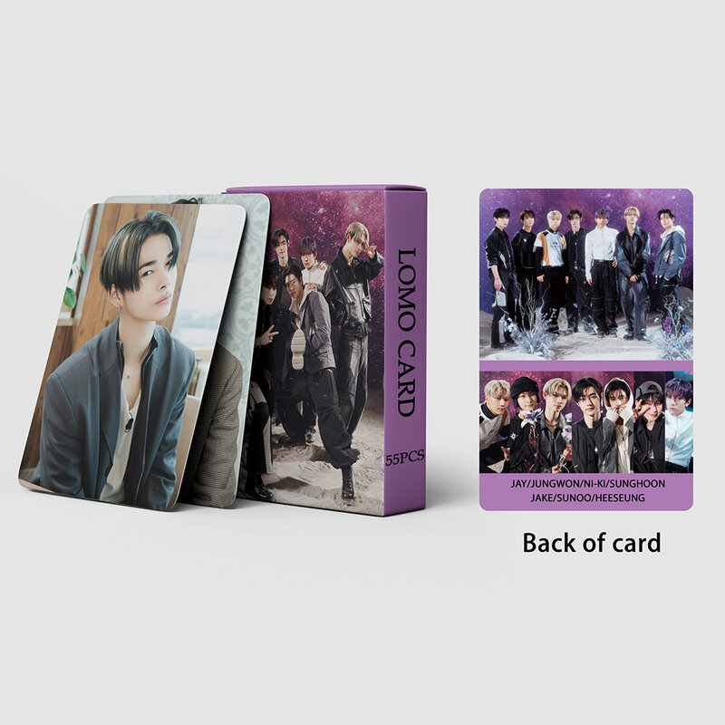 Tarjetas Lomo Kpop de alta calidad, tarjetas fotográficas de álbum, regalo, día 1, 55 unidades por juego