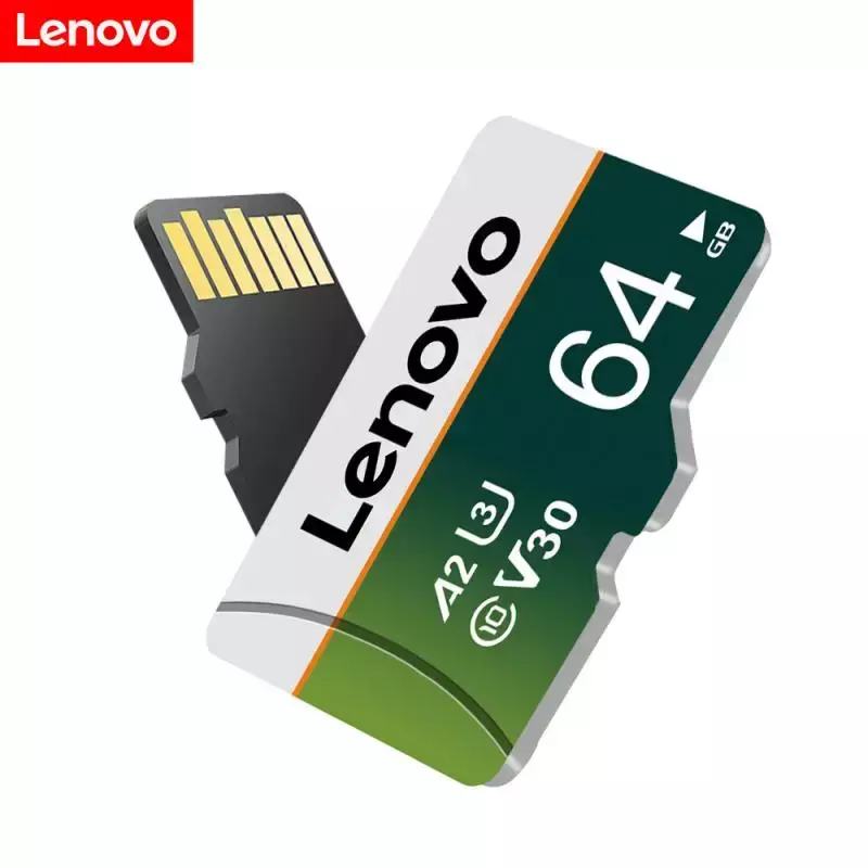 Lenovo kartu memori 2TB UHS-I 128GB, kartu SD mikro TF ukuran 32GB 64GB 256GB 256GB 512GB 1TB 2TB untuk ponsel