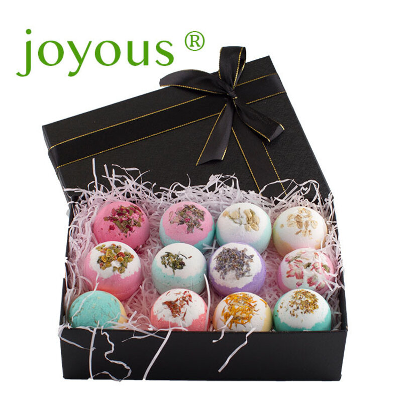 Joyous Petals series gift box bath bomb Bath ball bubble bath, sali da bagno esplosivi
