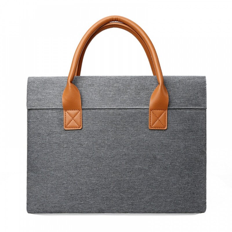 Neue Laptop tasche Handtasche einfache 15,6-Zoll-Business Handheld Aktentasche gedruckt Logo