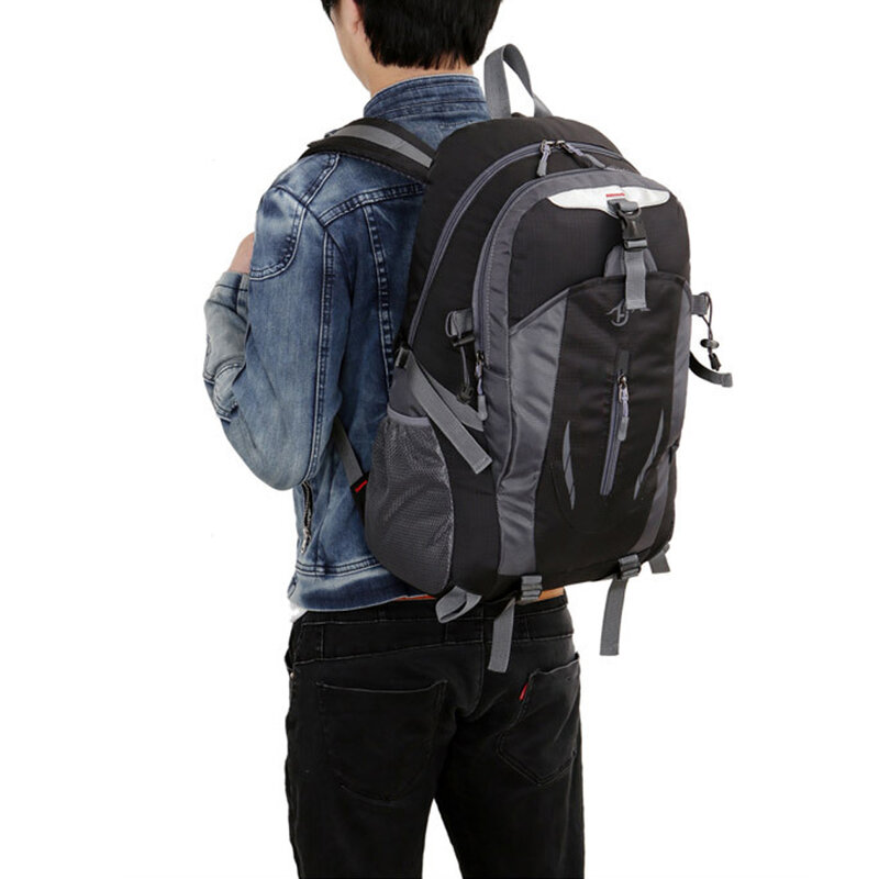 남성용 배낭 나일론 방수 낚시 가방, 대용량 여행 배낭, 하이킹 캠핑 등산 가방, 36-55l, 신제품