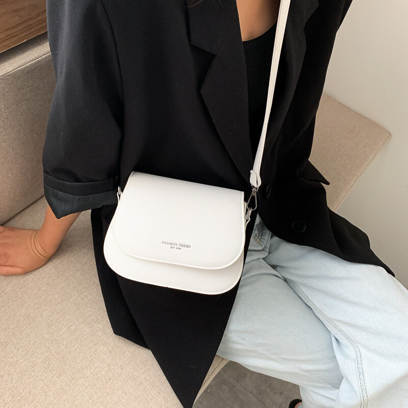 Tas selempang wanita, satu bahu tas tangan trendi sederhana untuk wanita kualitas tinggi Messenger serbaguna mewah kasual klasik indah