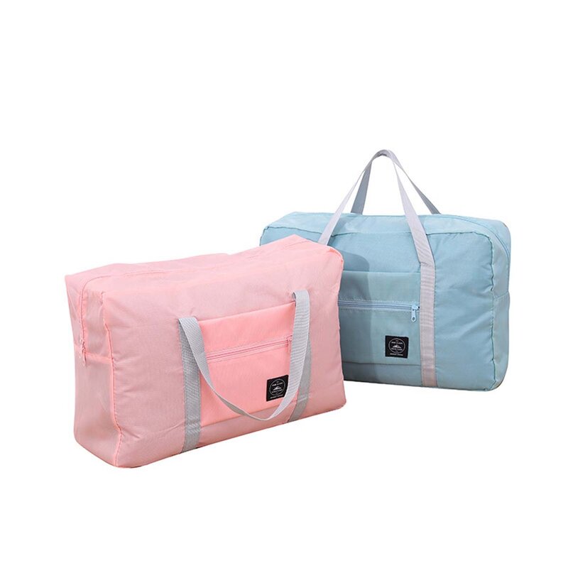 Bolsas de viaje plegables de nailon para hombre y mujer, bolsas de equipaje de gran capacidad, impermeables, accesorios de viaje
