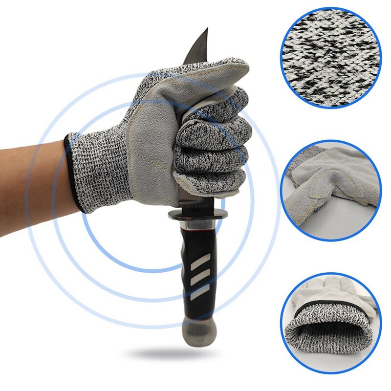 男性と女性のための耐摩耗性作業手袋、作業保護のための安全手袋
