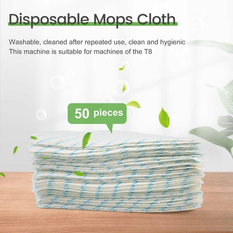 Disposable Strong Rag for Ecovacs Deebot Ozmo T8 Aivi T8 MAX Vacuum Cleaner Parts Moping Pads Spare Parts 50Pcs