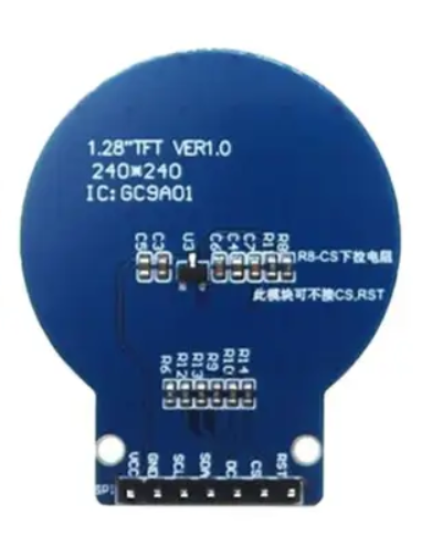 Módulo de exibição LCD TFT para Arduino, RGB redondo, 240x240, PCB, interface Driver SPI, 1.28 ", GC9A01