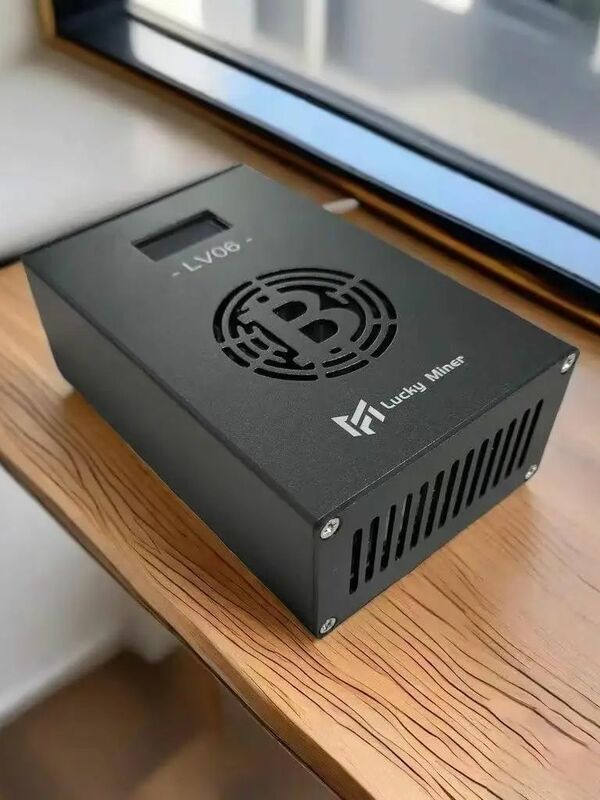 WiFi Bitcoin Miner Lucky Miner LV06 Hashrate 500 g/s con alimentatore compatibile con Nicehash Mining Pool bitcoin miner