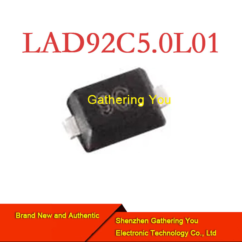 정품 ESD 서프레서, TVS 다이오드, LAD92C5.0L01, SOD923, 신제품