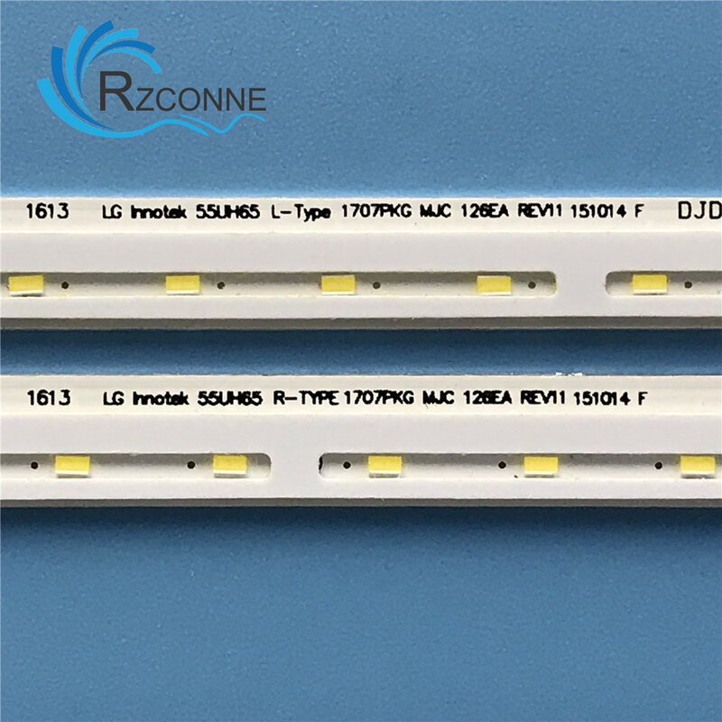 Tira de luces LED de retroiluminación, accesorio para lnnotek 55UH65, tipo L, 1707PKG, 55UH664V, 55UH650V, 63 lámparas