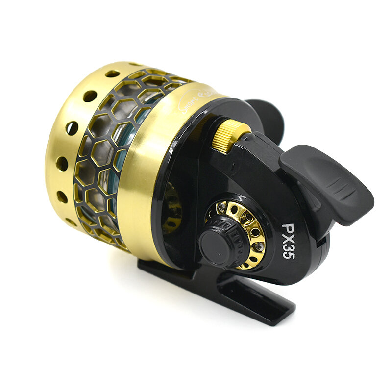 PX35 Stainless Steel Hollow Fishing Reel Outdoor Fish Shooting Fishing Professional Fishing Reel Fishing Gear and Equipment