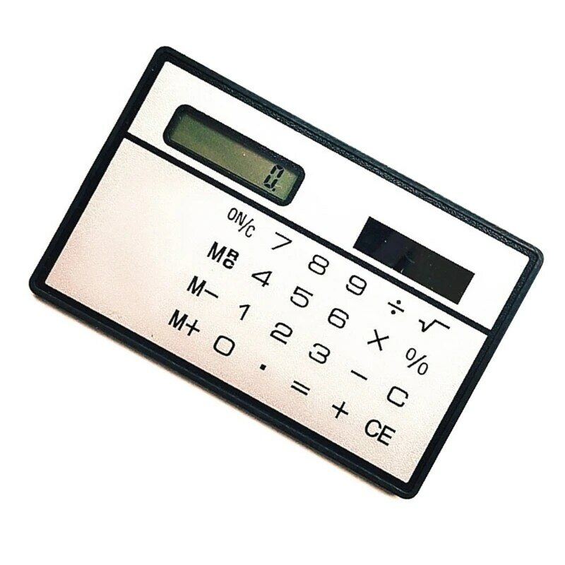 8.5x5.3cm ビジネスオフィス学校用ポータブル基本標準電卓