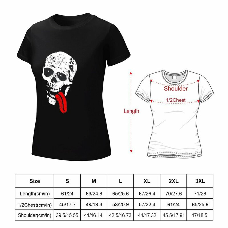 Jesse Pinkman Skull T-Shirt Dames T-Shirt Luxe Designer Kleding Vrouwen Katoenen T-Shirts Vrouwen Designer Kleding Vrouwen Luxe