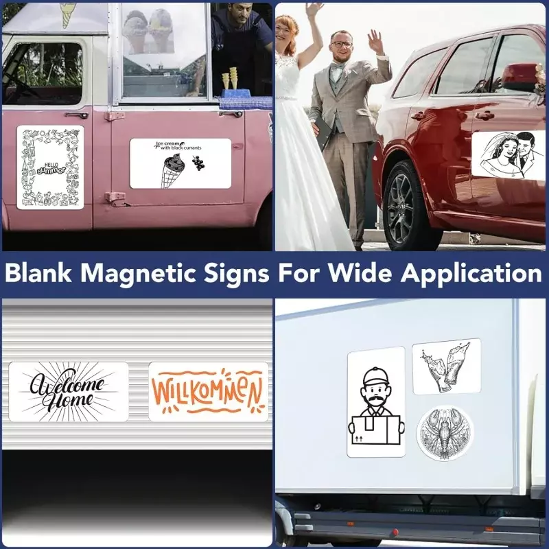 Benutzer definierte Auto Magnete kreative Persönlichkeit DIY Stoßstange Aufkleber Werbung Geschäft private benutzer definierte einzigartige Familie Foto Kreis