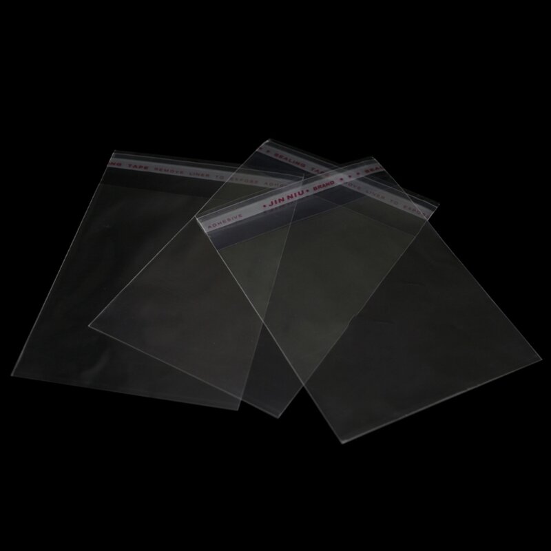 Sachets en Plastique Transparents Auto-Adhésifs pour Joaillerie, 8x12cm, 100x3.1 Pouces, 4.7 Pièces