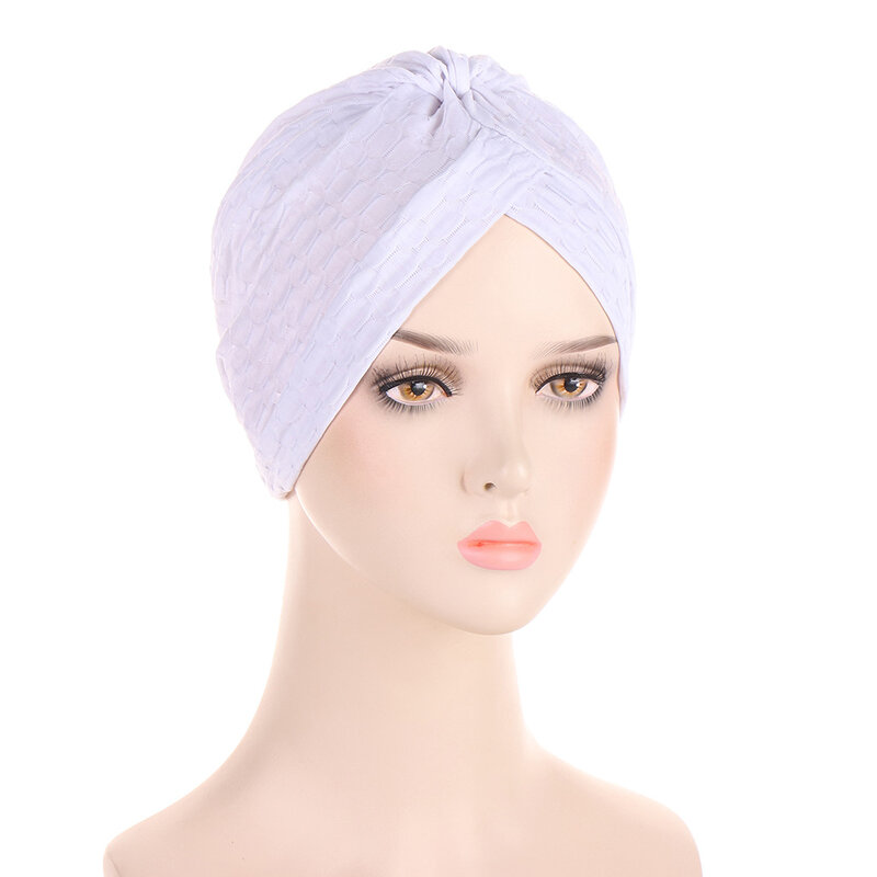 Muslim Underscarf Caps Forehead Cross Stretch Inner Hijabs Women Headscarf Bonnet Ladies Head Wraps Turban Female Hats