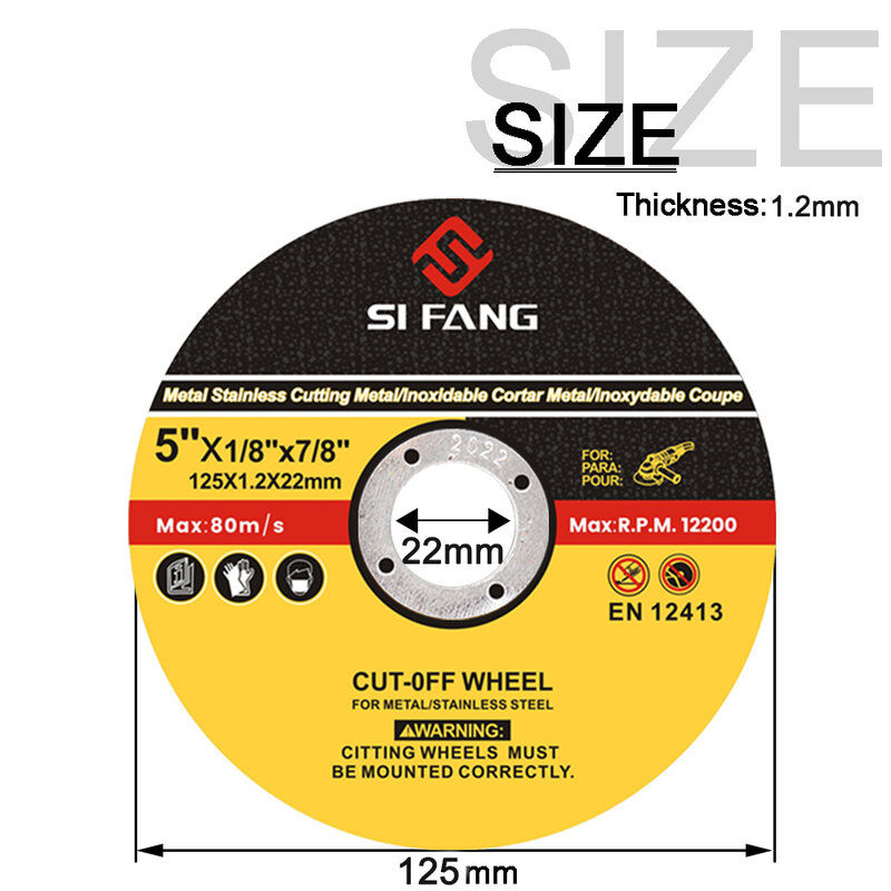 125mm Saw Blade Metal Cutting Disc 3-20Pcs  5inch Dremel Cut Off Wheel Sanding Grinding Discs Angle Grinder Wheel Rotation Tool