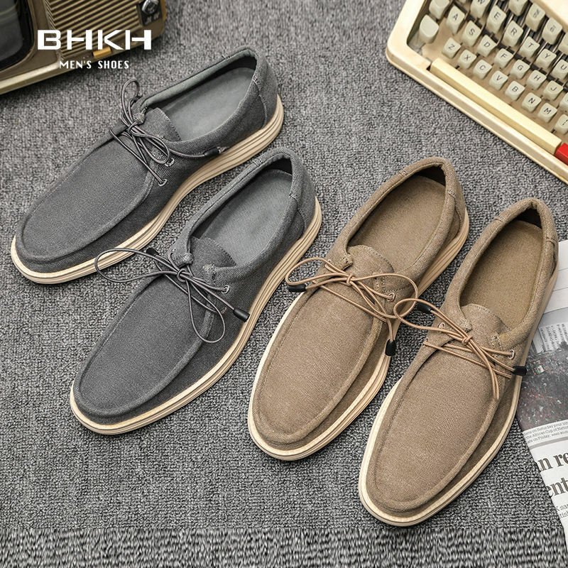 Bhkh 2022 outono homens sapatos de barco moda inteligente sapatos casuais confortáveis calçados casuais de alta qualidade sapatos respirável